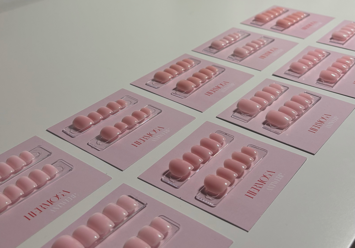 BIAB press ons + french tip