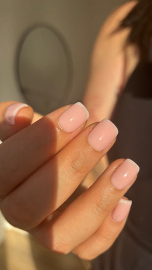 BIAB press ons + french tip