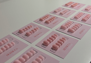 BIAB press ons + french tip