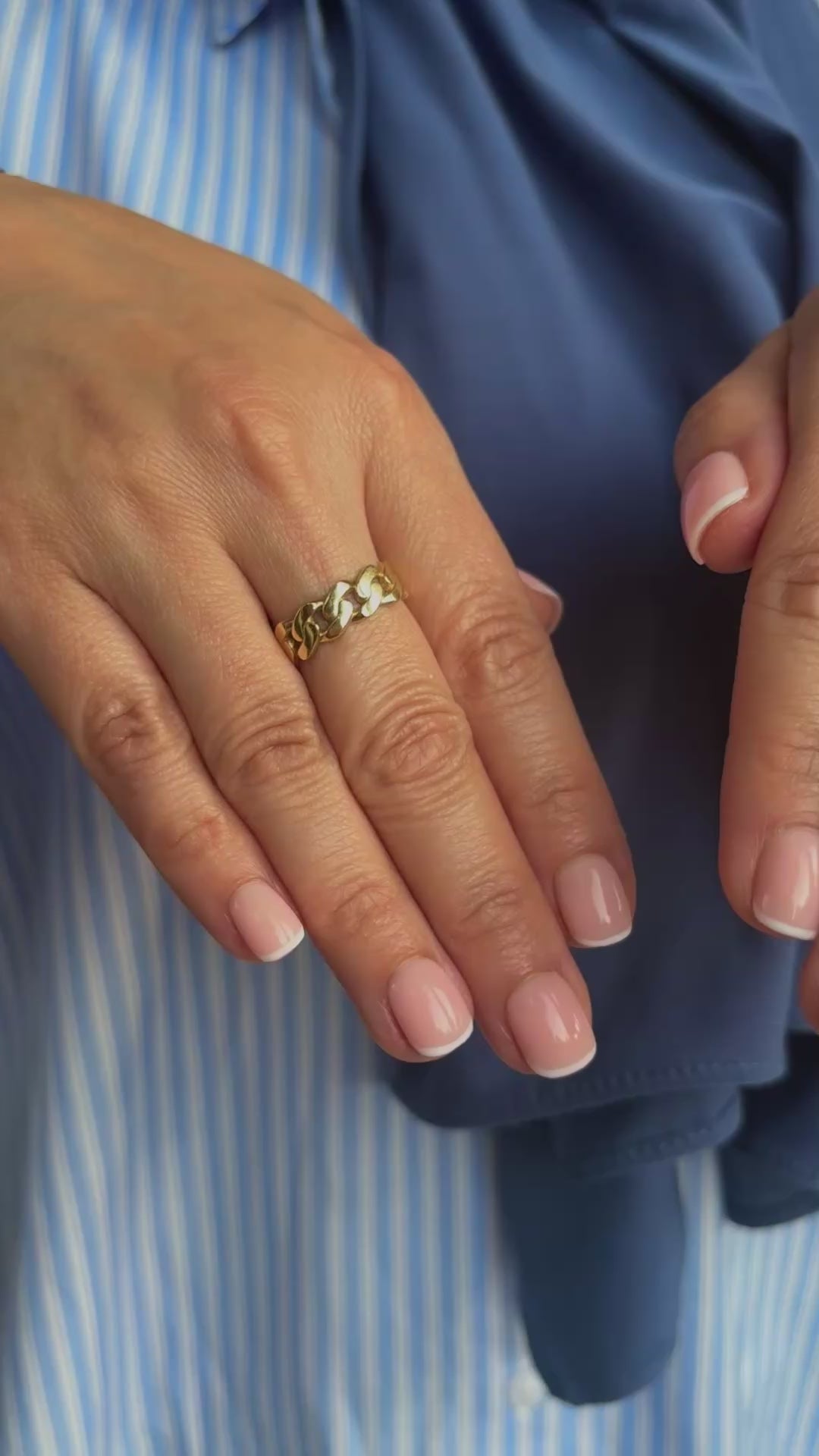 BIAB press ons + french tip